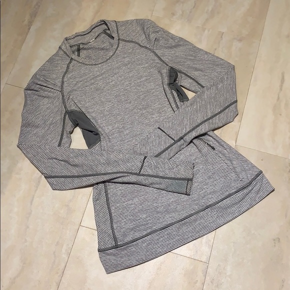 lululemon athletica Tops - LULULEMON Long Sleeve Grey Top 💫